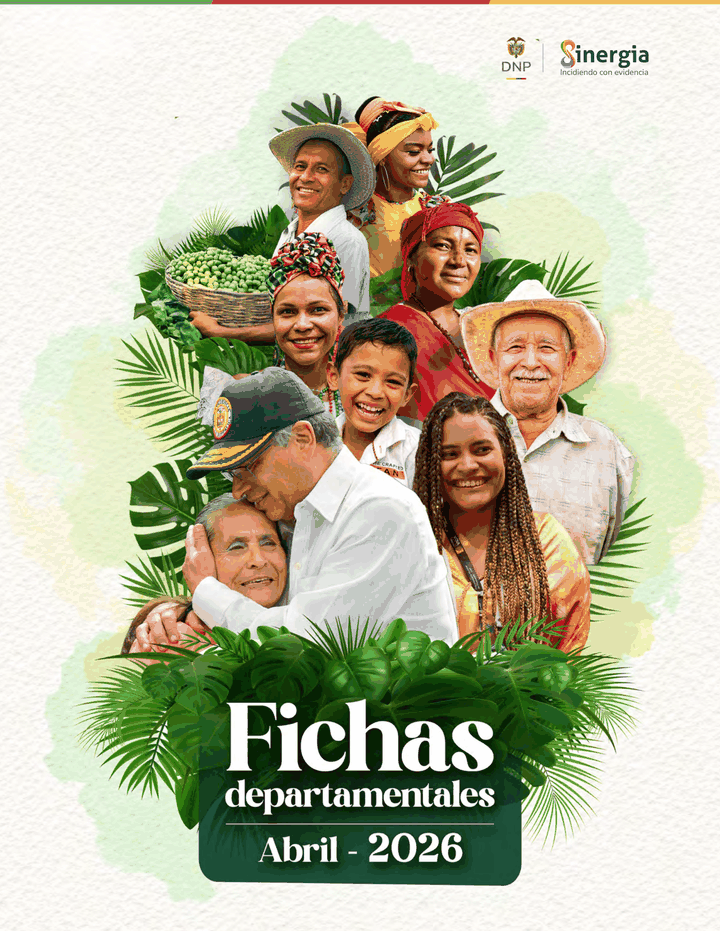 Portada del documento Fichas Departamentales - edición marzo 2026